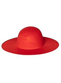 Chapeau mou rouge