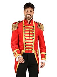 Chaqueta de guardia para hombre rojo-dorado