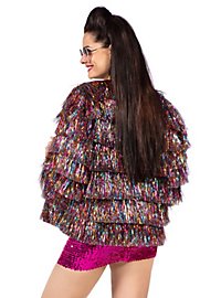 Chaqueta Disco De Oropel Multicolor