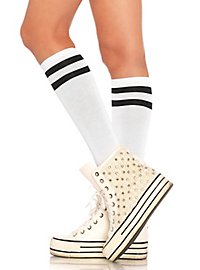 Chaussettes de sport blanc-noir