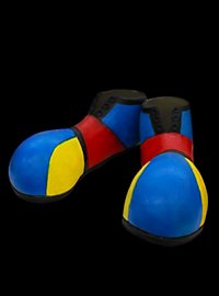 Chaussures de clowns colorées Manchettes en latex