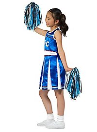 Cheerleader Kinderkostüm blau