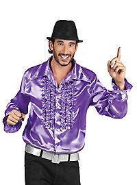 Chemise à volants Schlagerstar violet