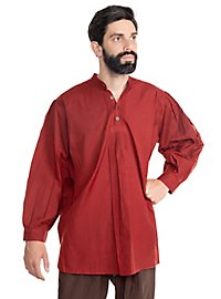 Chemise d'aventurier avec boutons en bois