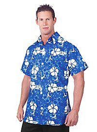 Chemise hawaïenne bleue