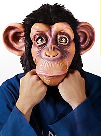 Taille Unique tytlmask Masque De Chimpanzé en Latex Accessoires De Fourrure pour Halloween Masque Complet pour Animaux De Singe pour Le Plaisir Visage 