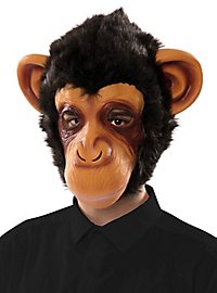 Chimpanzee rubber mask for adults