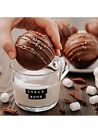 Chocolate Bombs Silikonform für große Pralinen, Badekugeln und zum Backen 6-fach