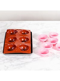Chocolate Bombs Silikonform für große Pralinen, Badekugeln und zum Backen 6-fach