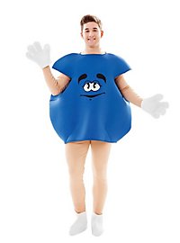 Chocolate candy costume blue