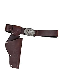 Cinturón Pistolero Western Marrón