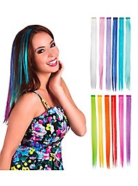 Clip-in Extensions coloured 12 pieces