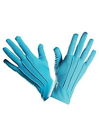 Cloth gloves turquoise