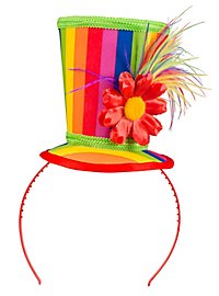 Clown hat hair clip