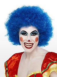 Clown Wig blue 