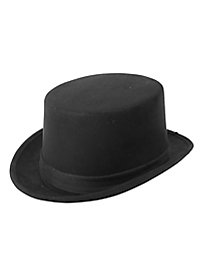 Coachman's hat in suede look black