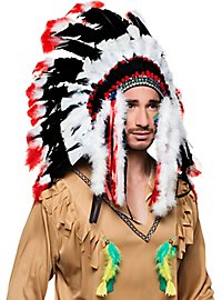 Coiffe en plumes apache