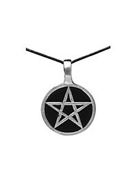 Collana con pentagramma nero