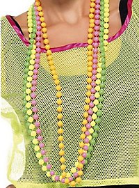 Collana di perle neon anni '80