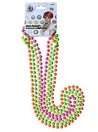 Collana di perle neon anni '80
