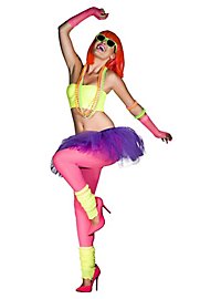 Collana di perle neon anni '80