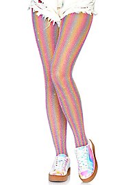 Collant glitterati arcobaleno
