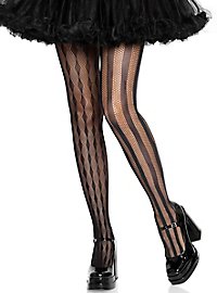 Collants résille Arlequin