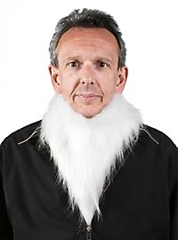 Collare di pelliccia bianca