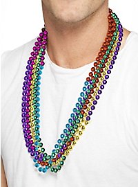 Collier de perles arc-en-ciel