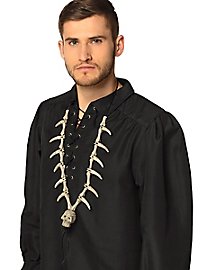 Collier d'os de pirate