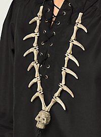 Collier d'os de pirate