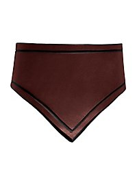 Collier en cuir marron