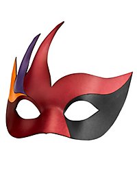 Colombina Cigno maschera veneziana in pelle