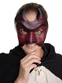 Colombina Diavolo Venezianische Ledermaske