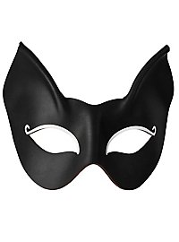 Colombina Gatta nera Venezianische Katzenmaske aus Leder