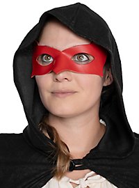 Colombina Incognito maschera in pelle rossa veneziana