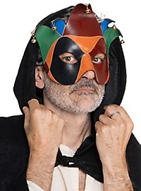 Colombina Joker Venezianische Ledermaske