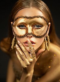 Colombina oro - Maschera veneziana oro