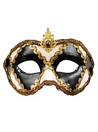 Colombina scacchi bianco nero - Maschera veneziana
