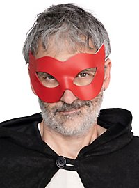 Colombina Spiona rot Venezianische Ledermaske