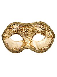 Colombina stucco craquele oro - Venezianische Maske