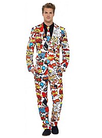 Comic strip party suit