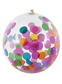 Confetti ballon gekleurd 5 stuks