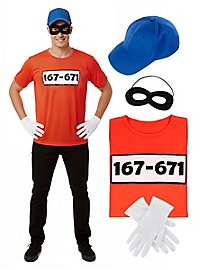 Conjunto de disfraz de ladrón de cajas fuertes