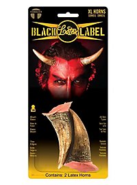 Cornes de diable jaunies Application latex