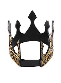 Corona da principe fantasy in plastica dorata
