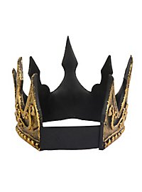Corona da re fantasy in oro realizzata in gommapiuma