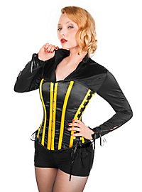 Corsé A Rayas Negro-Amarillo