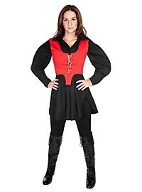 Corsé Con Cordones Rojo