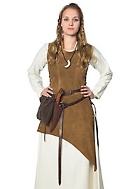 Corsé De Cuero Con Falda - Tabernera